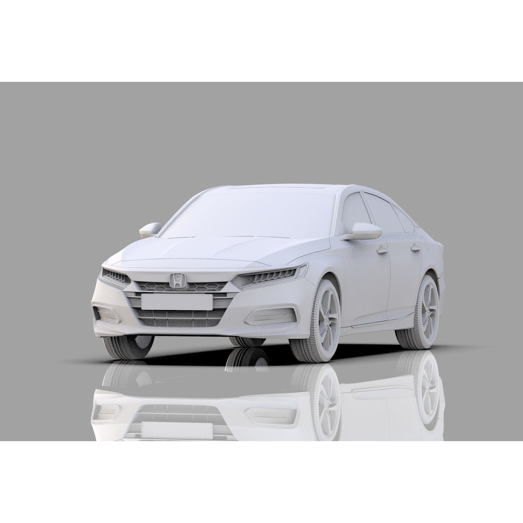 Honda Accord 3D Model – High Poly Interior, FBX & OBJ Formats - View 31