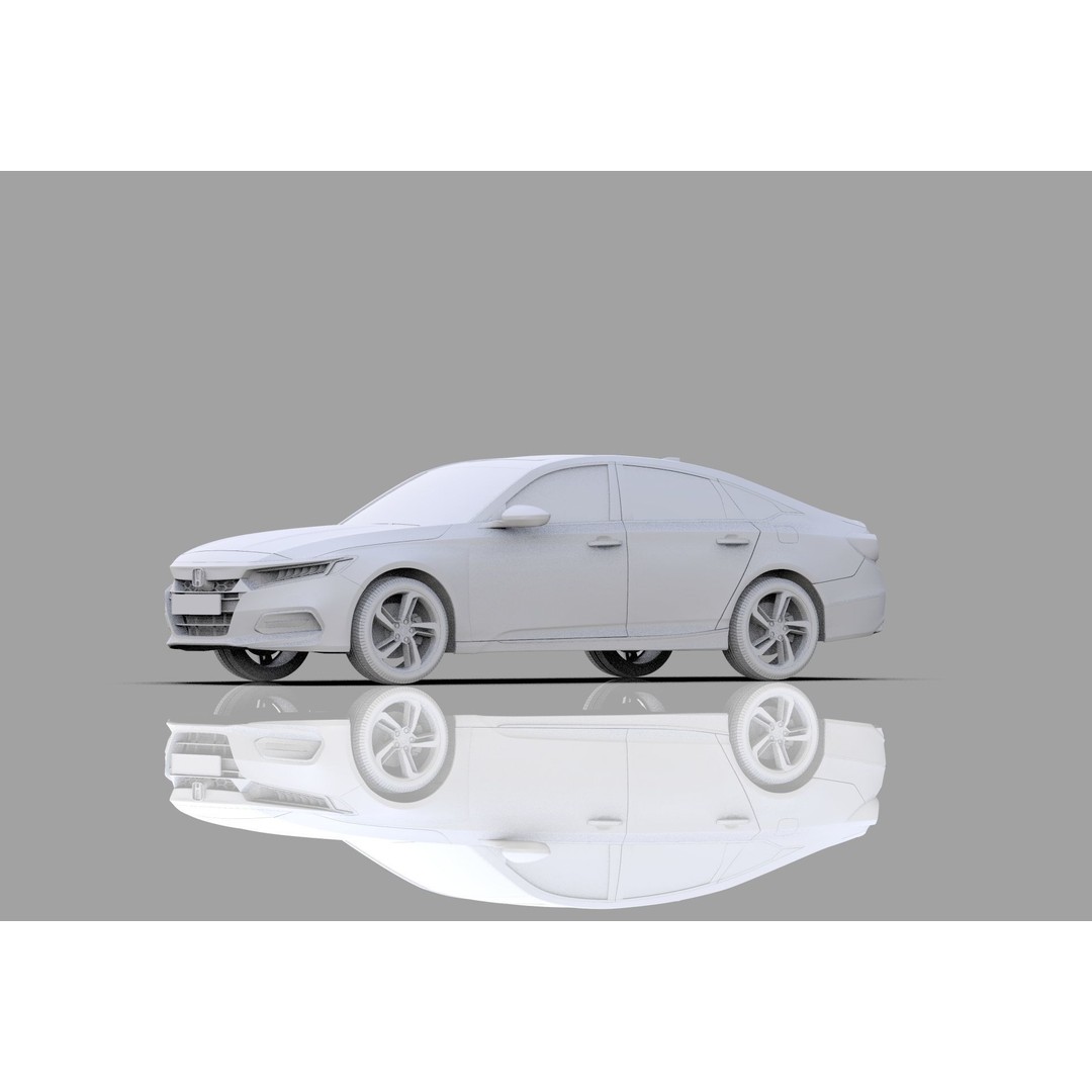 Honda Accord 3D Model – High Poly Interior, FBX & OBJ Formats - View 32