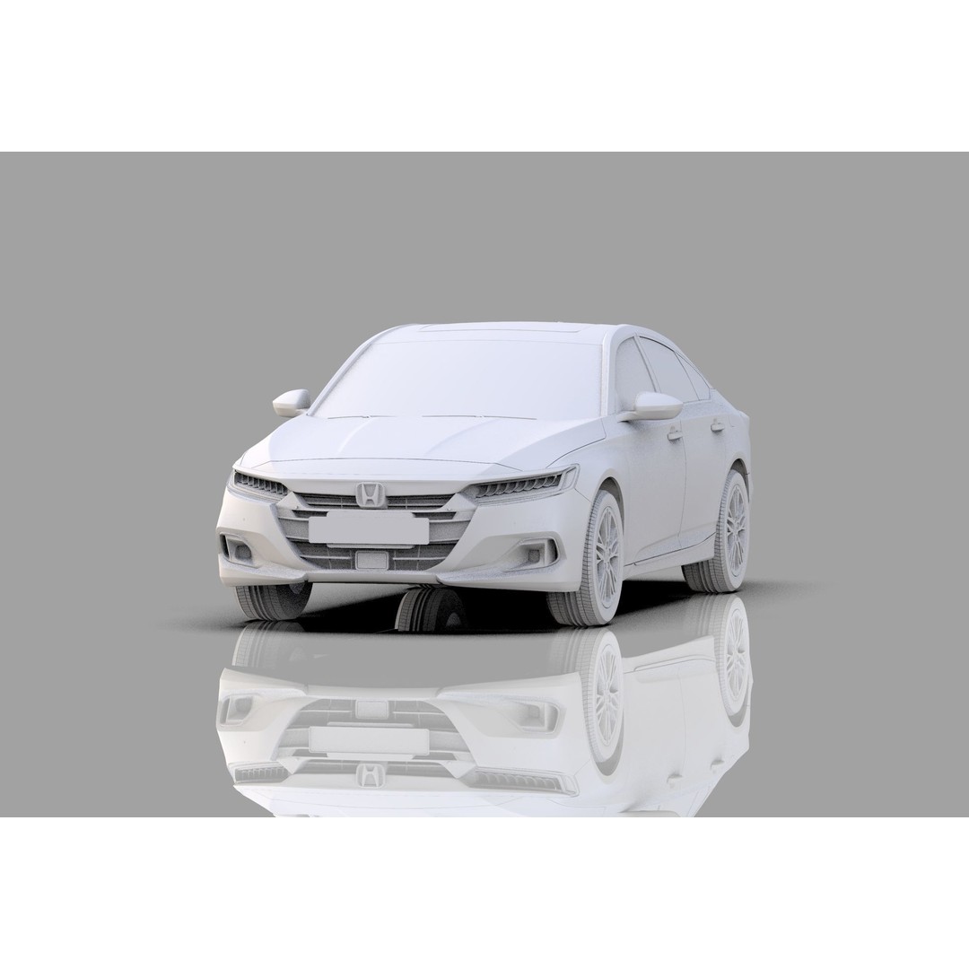 Honda Accord 3D Model – High Poly Interior, FBX & OBJ Formats - View 37