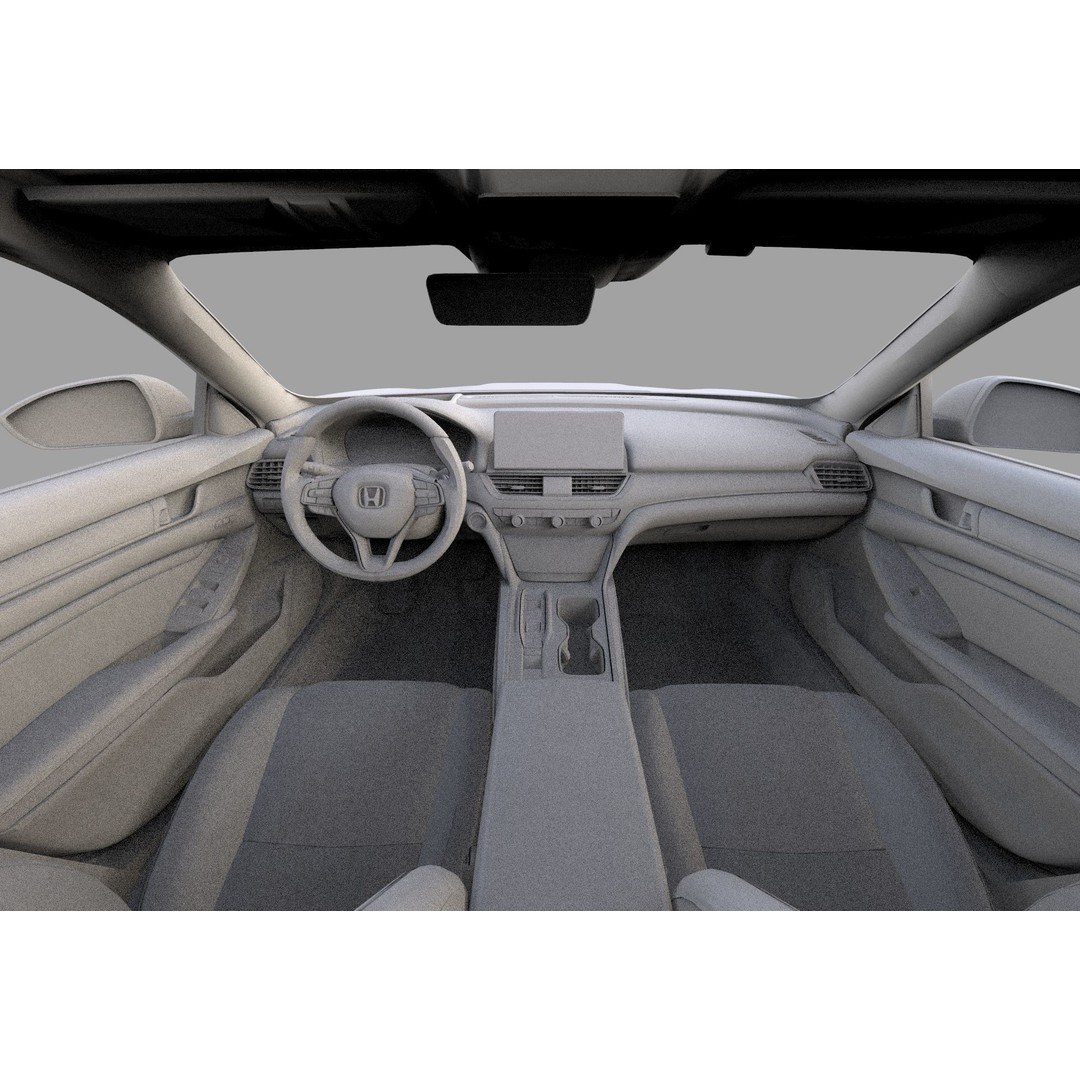 Honda Accord 3D Model – High Poly Interior, FBX & OBJ Formats - View 43