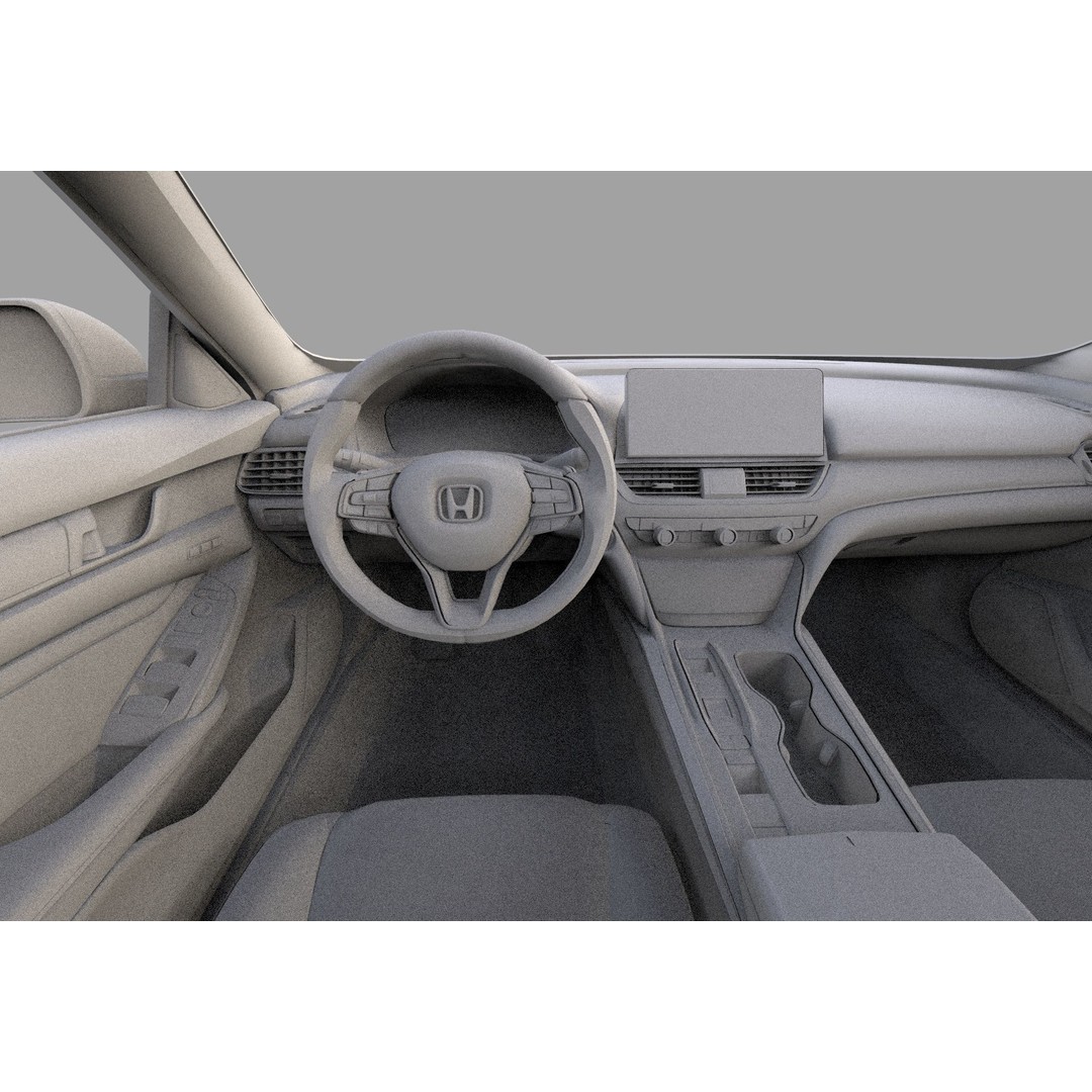 Honda Accord 3D Model – High Poly Interior, FBX & OBJ Formats - View 45