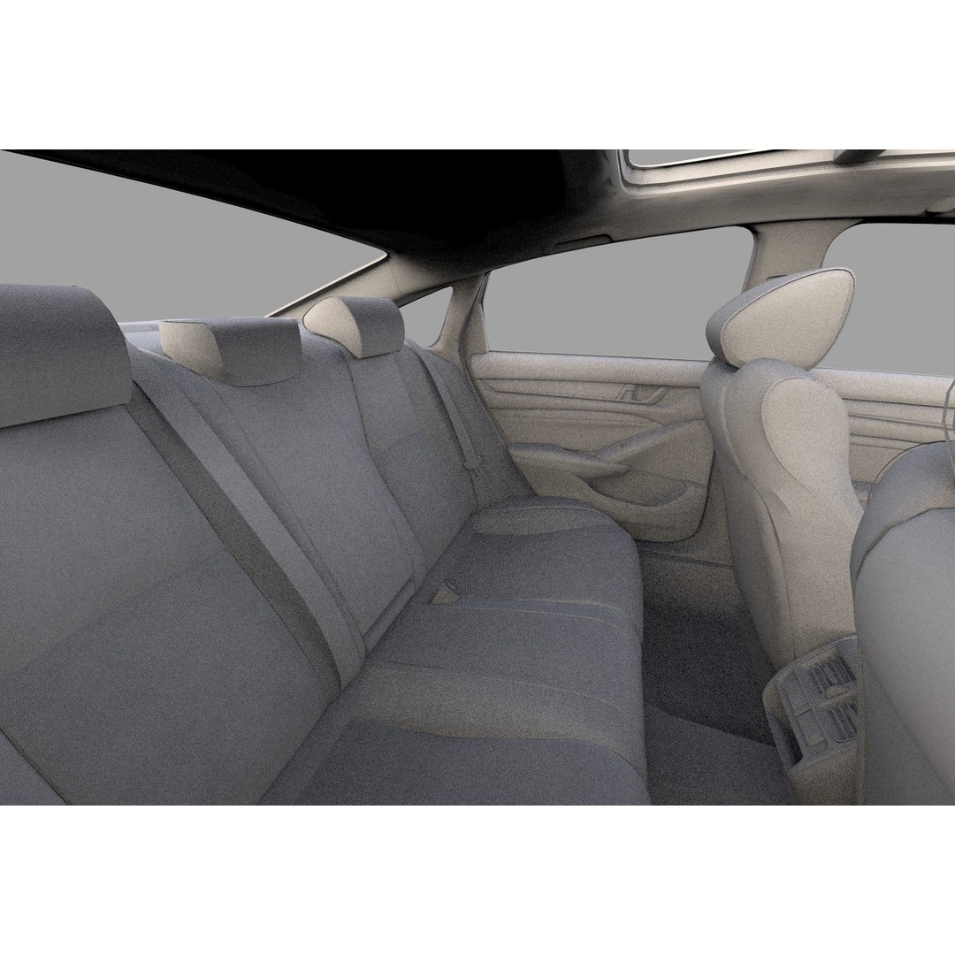 Honda Accord 3D Model – High Poly Interior, FBX & OBJ Formats - View 47