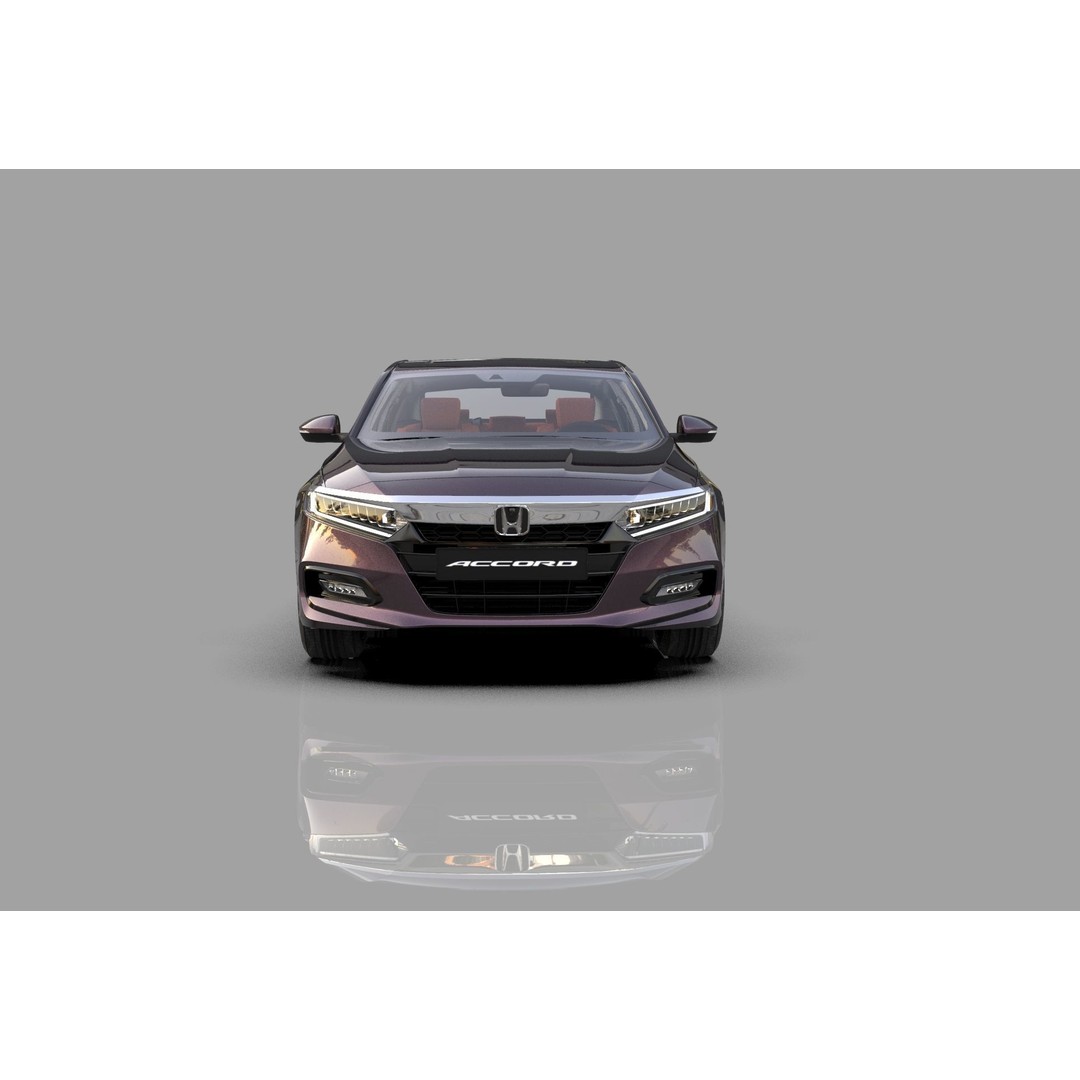 Honda Accord 3D Model – High Poly Interior, FBX & OBJ Formats - View 9