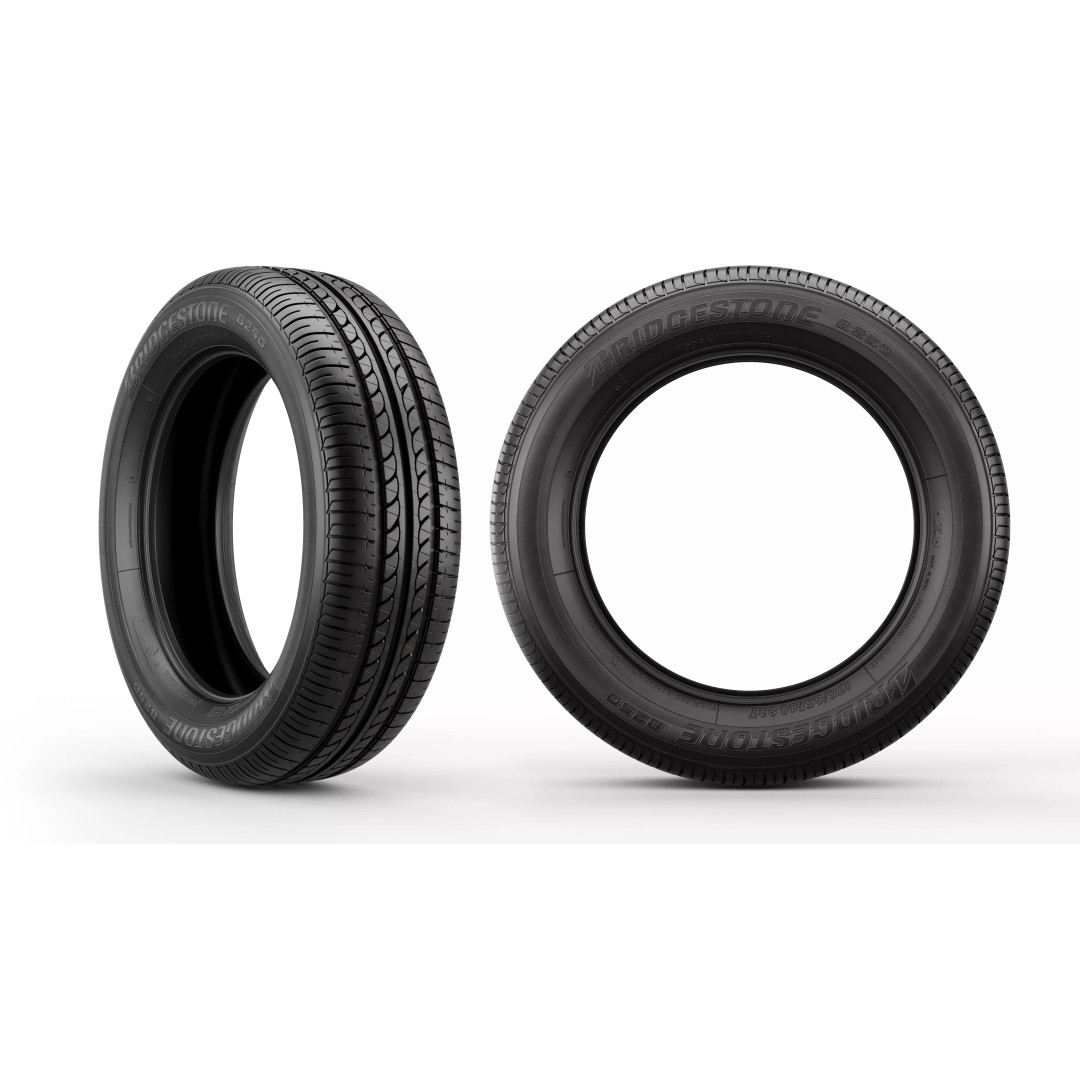 Bridgestone B250 Tire 3D Model – High Poly PBR Asset, FBX, Blender - View 2