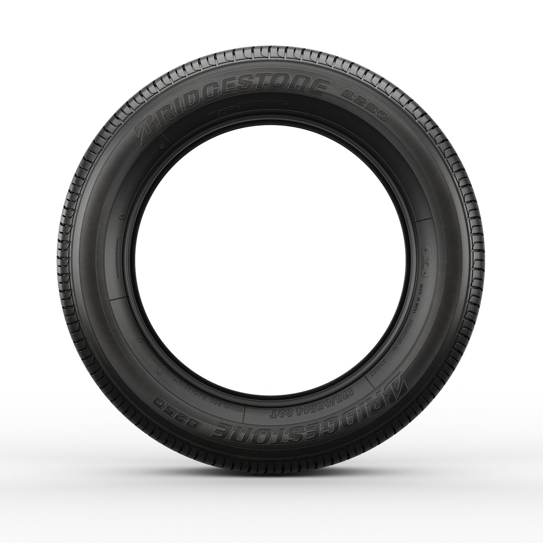 Bridgestone B250 Tire 3D Model – High Poly PBR Asset, FBX, Blender - View 6