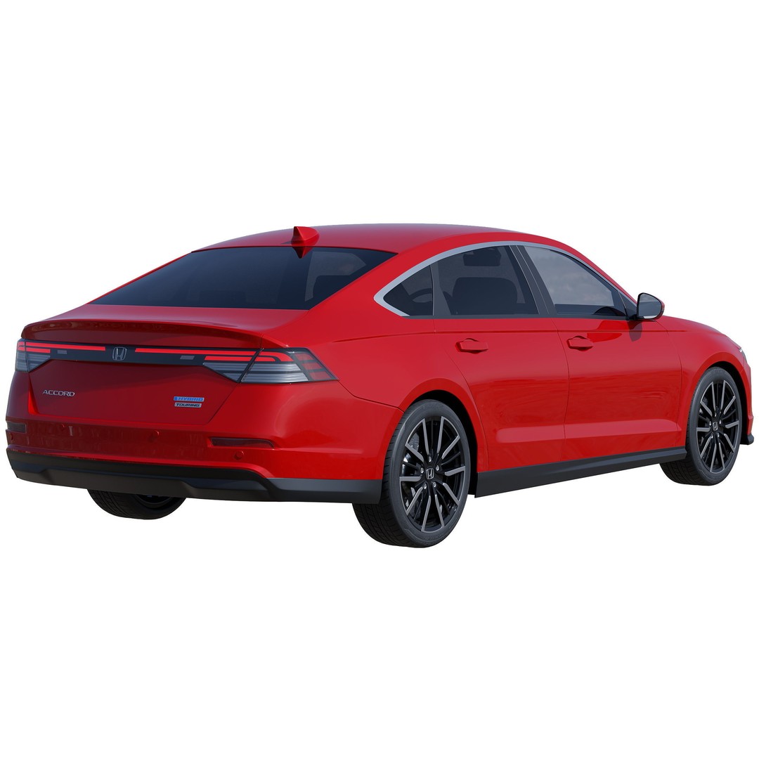Honda Accord 2024 3D Model – High Poly Game Asset, FBX, PBR Textures - View 3