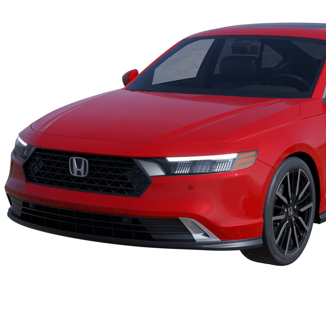 Honda Accord 2024 3D Model – High Poly Game Asset, FBX, PBR Textures - View 7