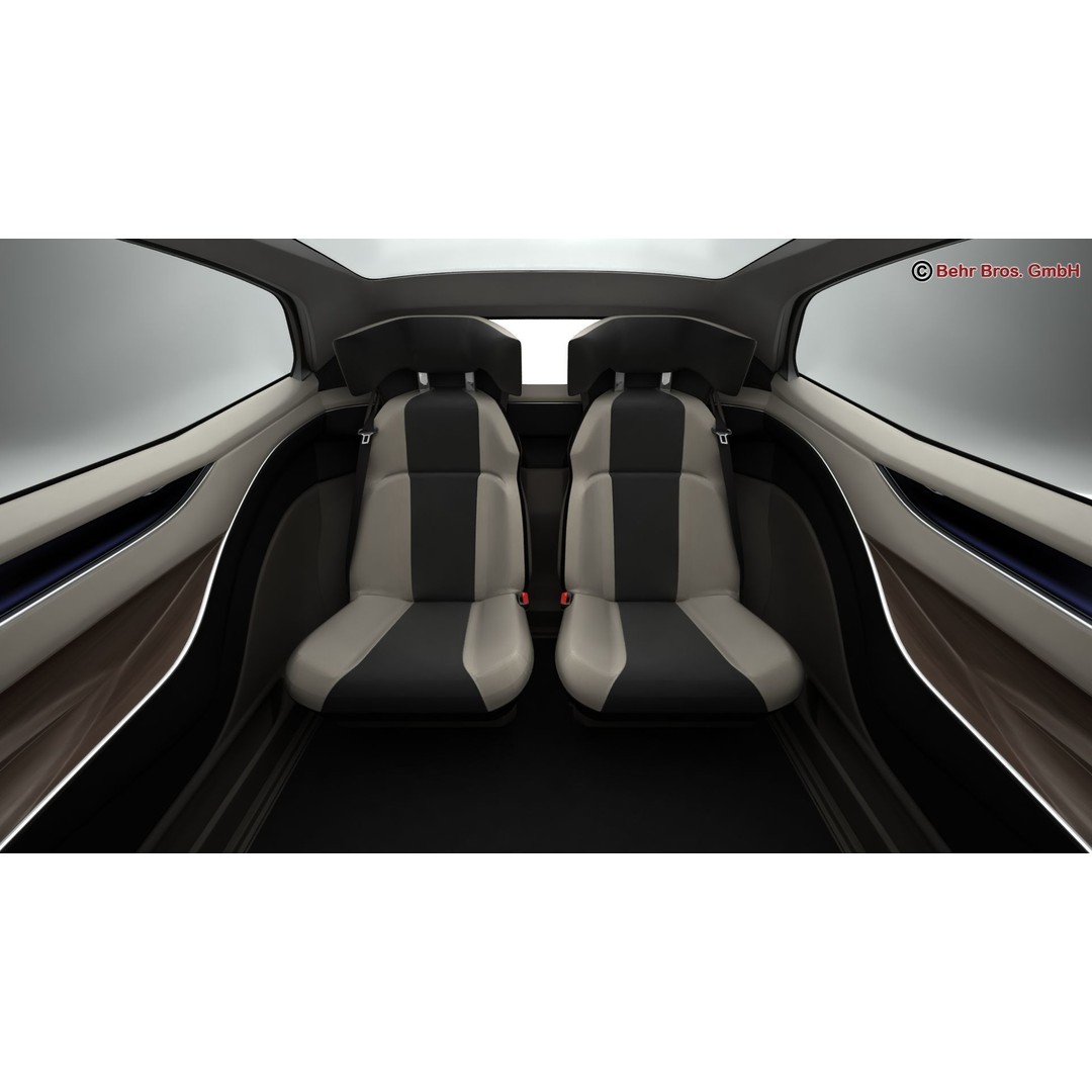 Generic Future EV 3D Model – High Poly Concept Car with Animated Features - View 15