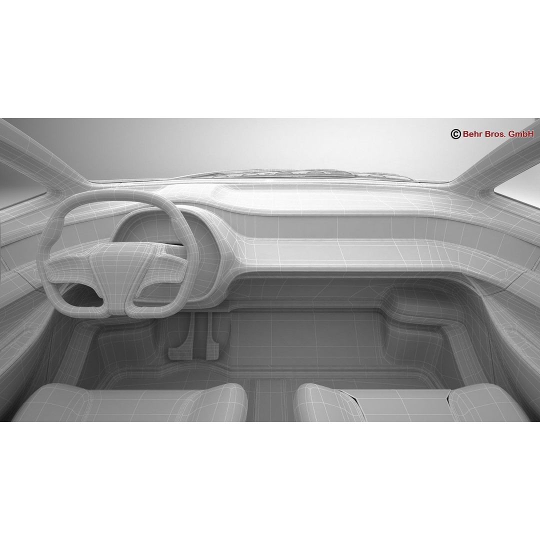 Generic Future EV 3D Model – High Poly Concept Car with Animated Features - View 28