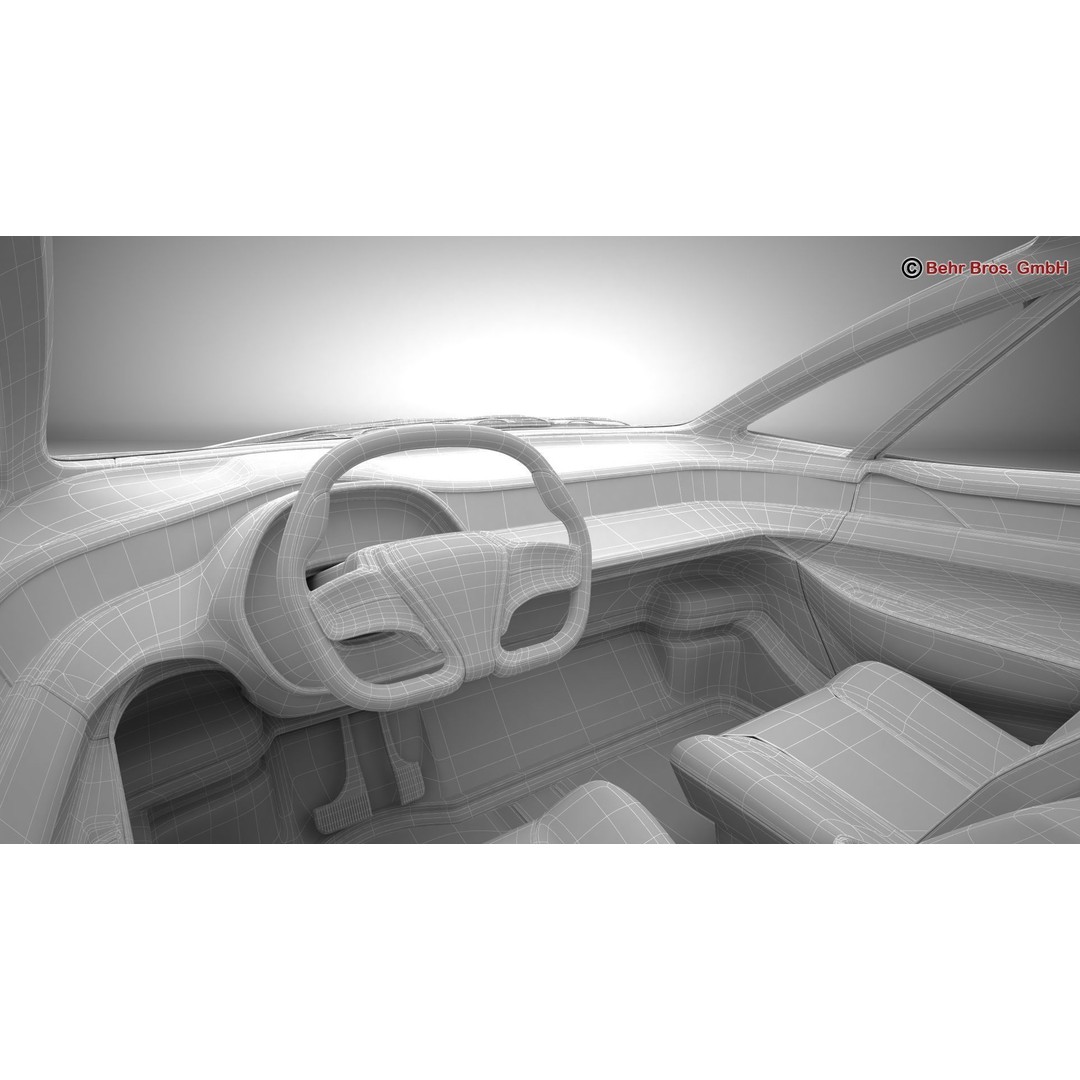 Generic Future EV 3D Model – High Poly Concept Car with Animated Features - View 29