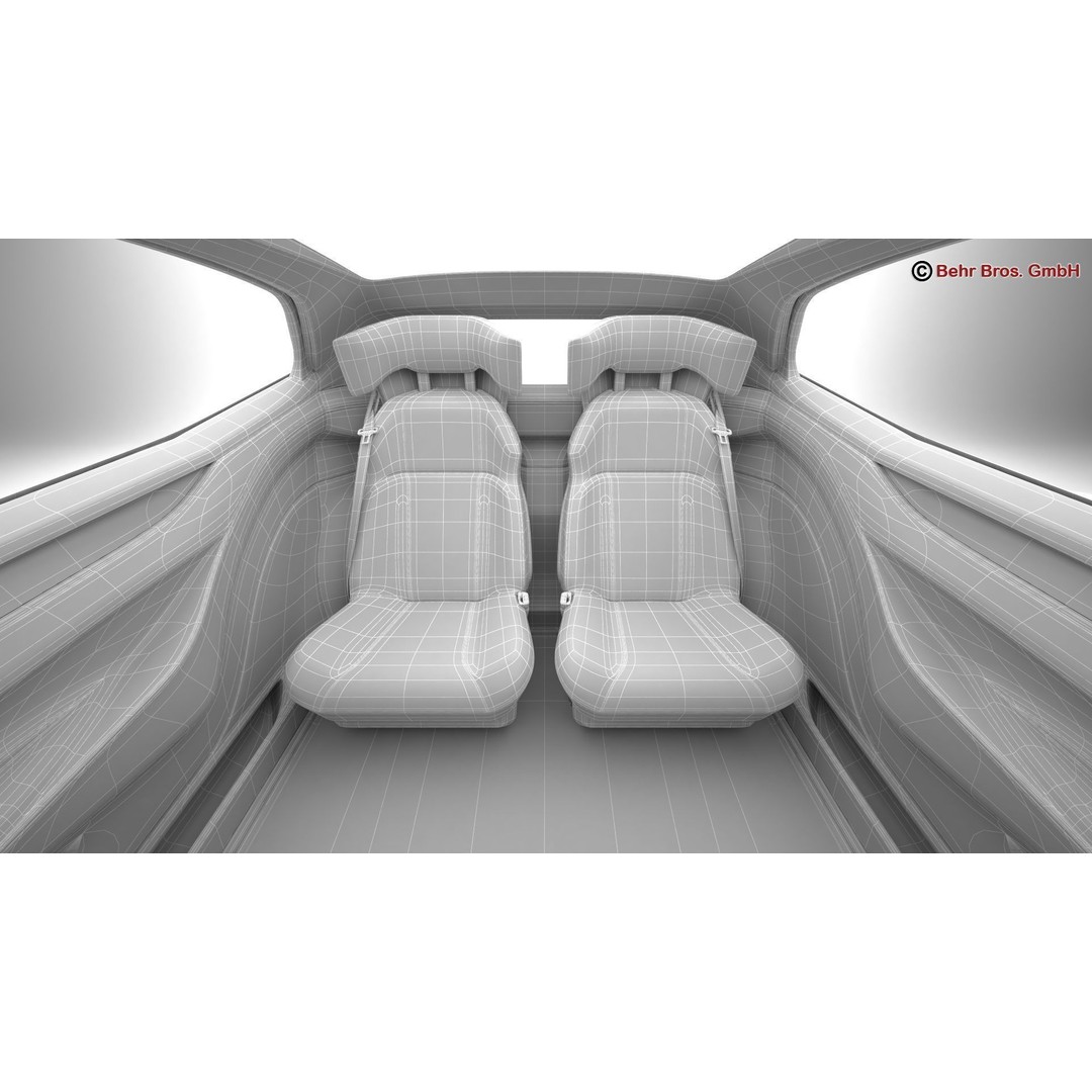 Generic Future EV 3D Model – High Poly Concept Car with Animated Features - View 30