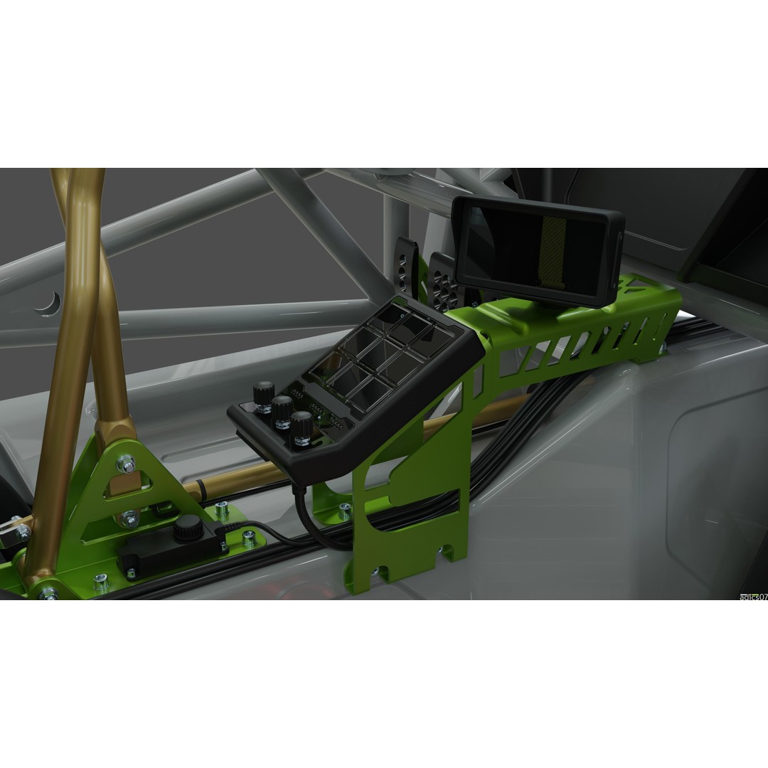 Rally Car Interior Parts 3D Model – High Poly Realistic Design, FBX - View 20