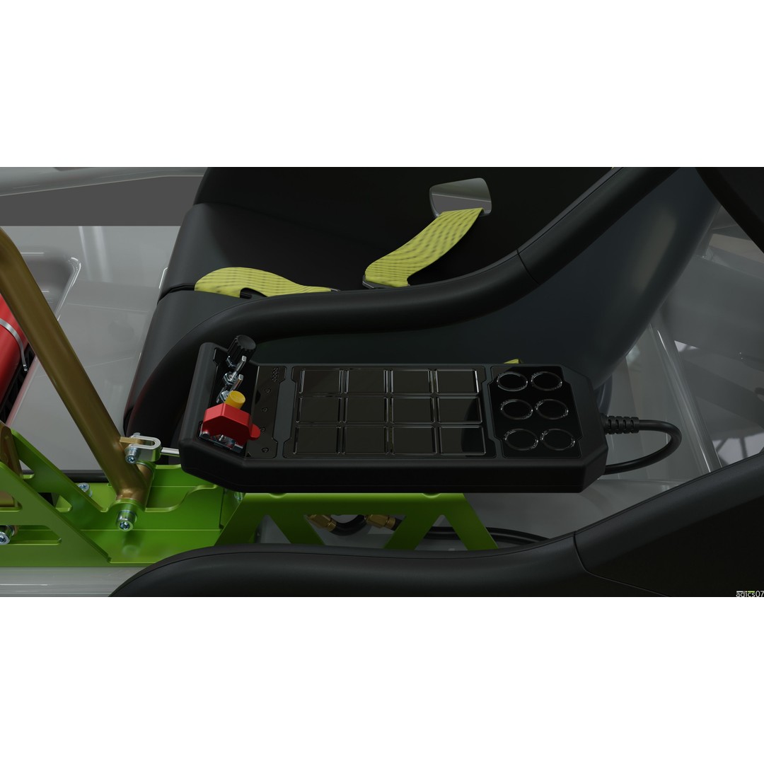 Rally Car Interior Parts 3D Model – High Poly Realistic Design, FBX - View 21