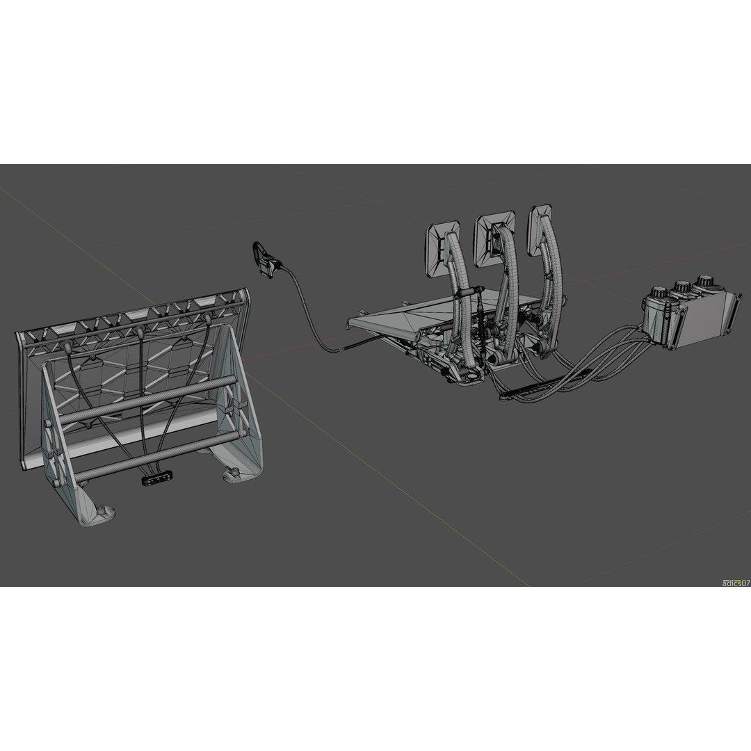 Rally Car Interior Parts 3D Model – High Poly Realistic Design, FBX - View 39