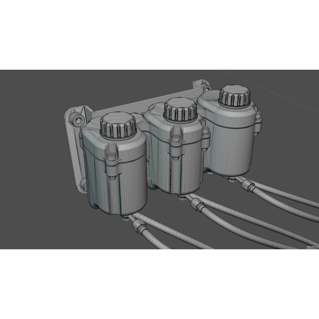 Rally Car Interior Parts 3D Model – High Poly Realistic Design, FBX - View 42