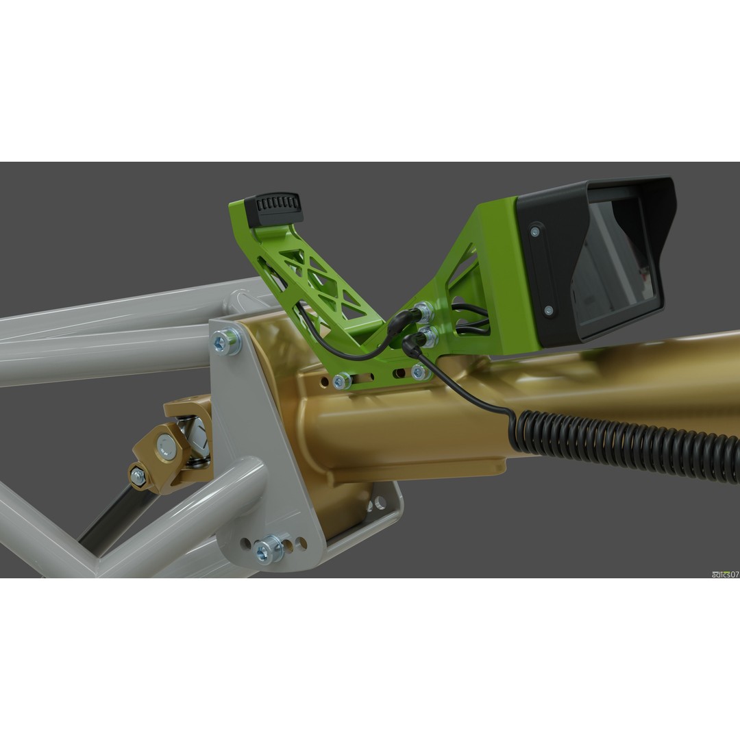 Rally Car Interior Parts 3D Model – High Poly Realistic Design, FBX - View 46