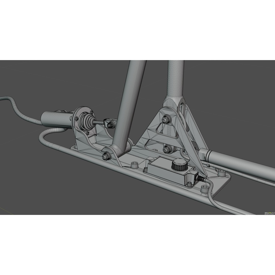 Rally Car Interior Parts 3D Model – High Poly Realistic Design, FBX - View 56