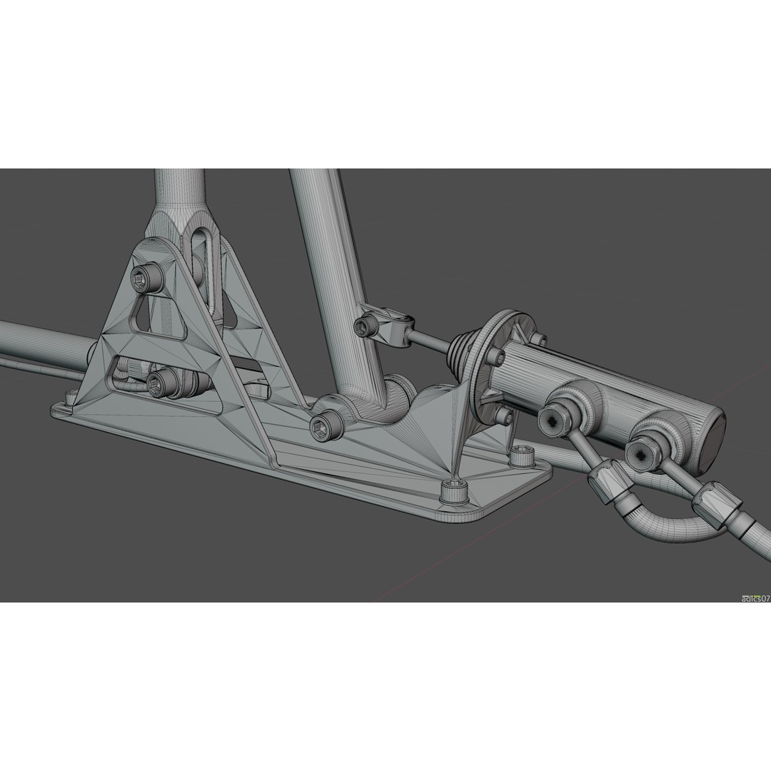 Rally Car Interior Parts 3D Model – High Poly Realistic Design, FBX - View 57