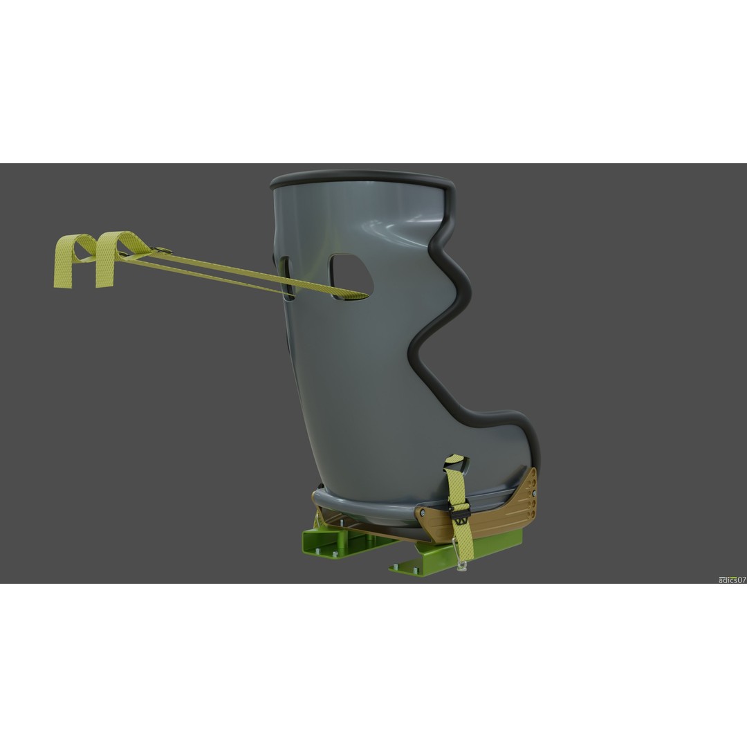 Rally Car Interior Parts 3D Model – High Poly Realistic Design, FBX - View 59