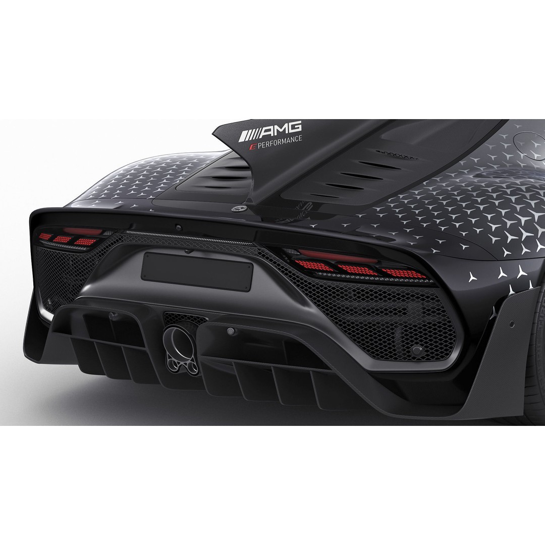 Mercedes-AMG One 3D Model – High Poly Sport Car with Multiple Formats - View 11