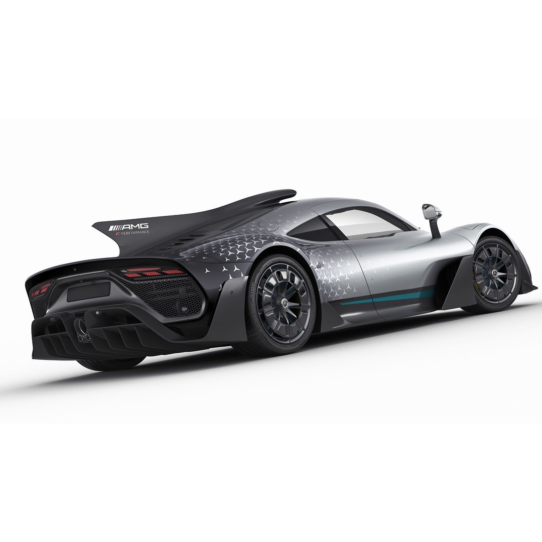 Mercedes-AMG One 3D Model – High Poly Sport Car with Multiple Formats - View 16