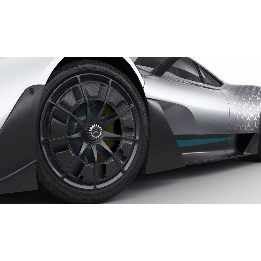 Mercedes-AMG One 3D Model – High Poly Sport Car with Multiple Formats - View 17