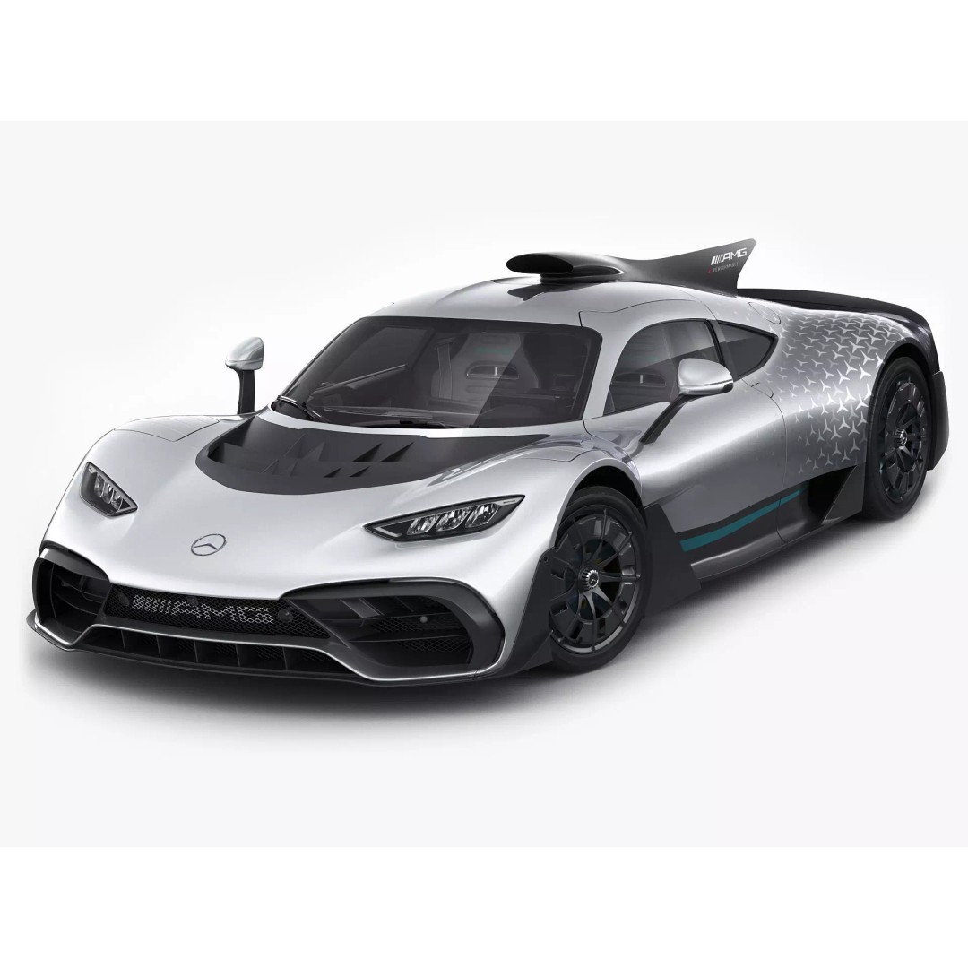 Mercedes-AMG One 3D Model – High Poly Sport Car with Multiple Formats - View 2