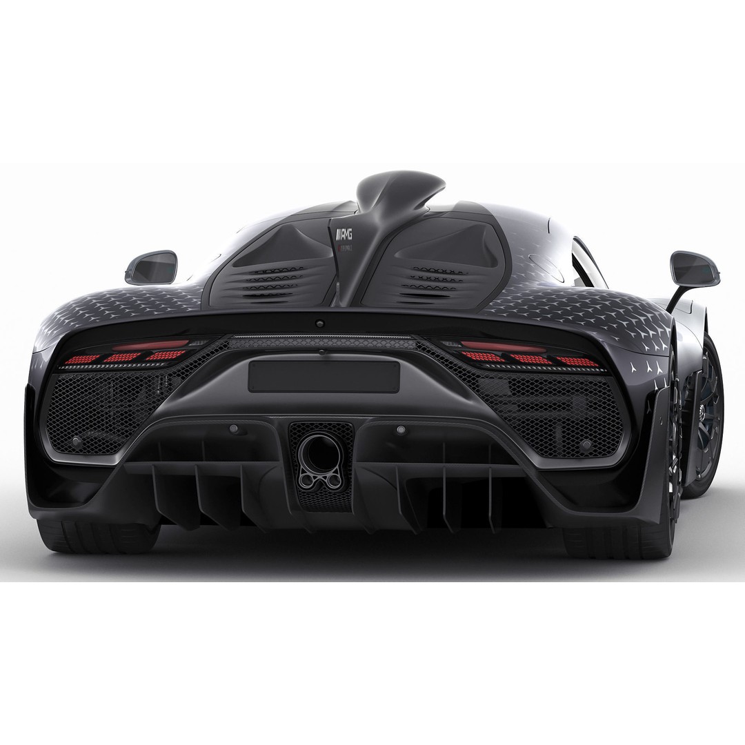 Mercedes-AMG One 3D Model – High Poly Sport Car with Multiple Formats - View 22