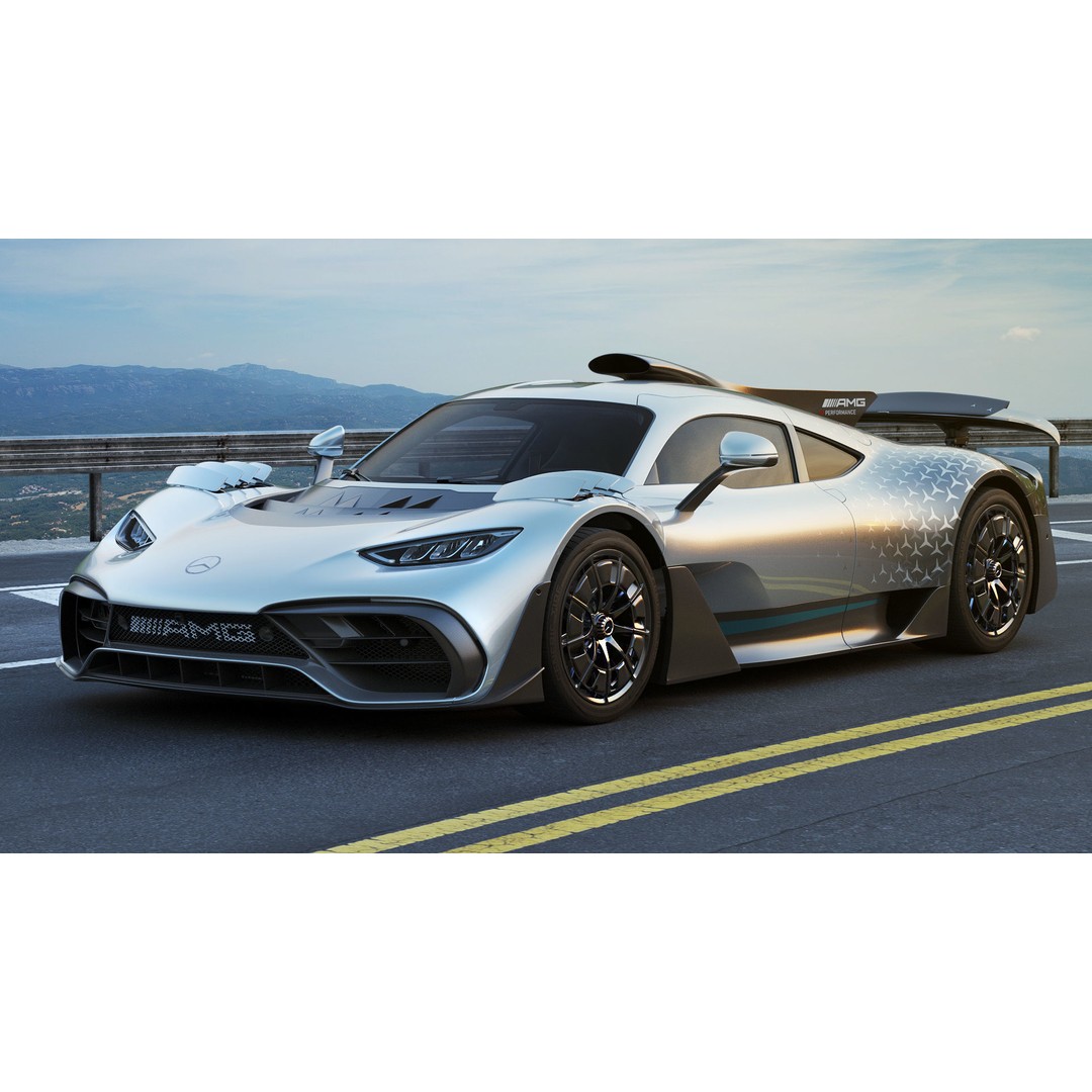 Mercedes-AMG One 3D Model – High Poly Sport Car with Multiple Formats - View 29