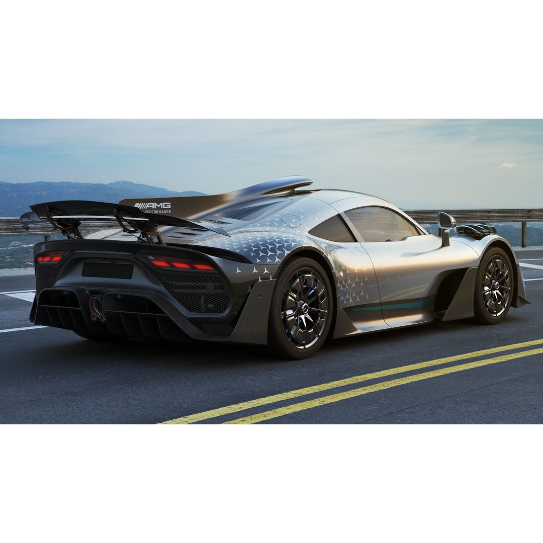 Mercedes-AMG One 3D Model – High Poly Sport Car with Multiple Formats - View 30