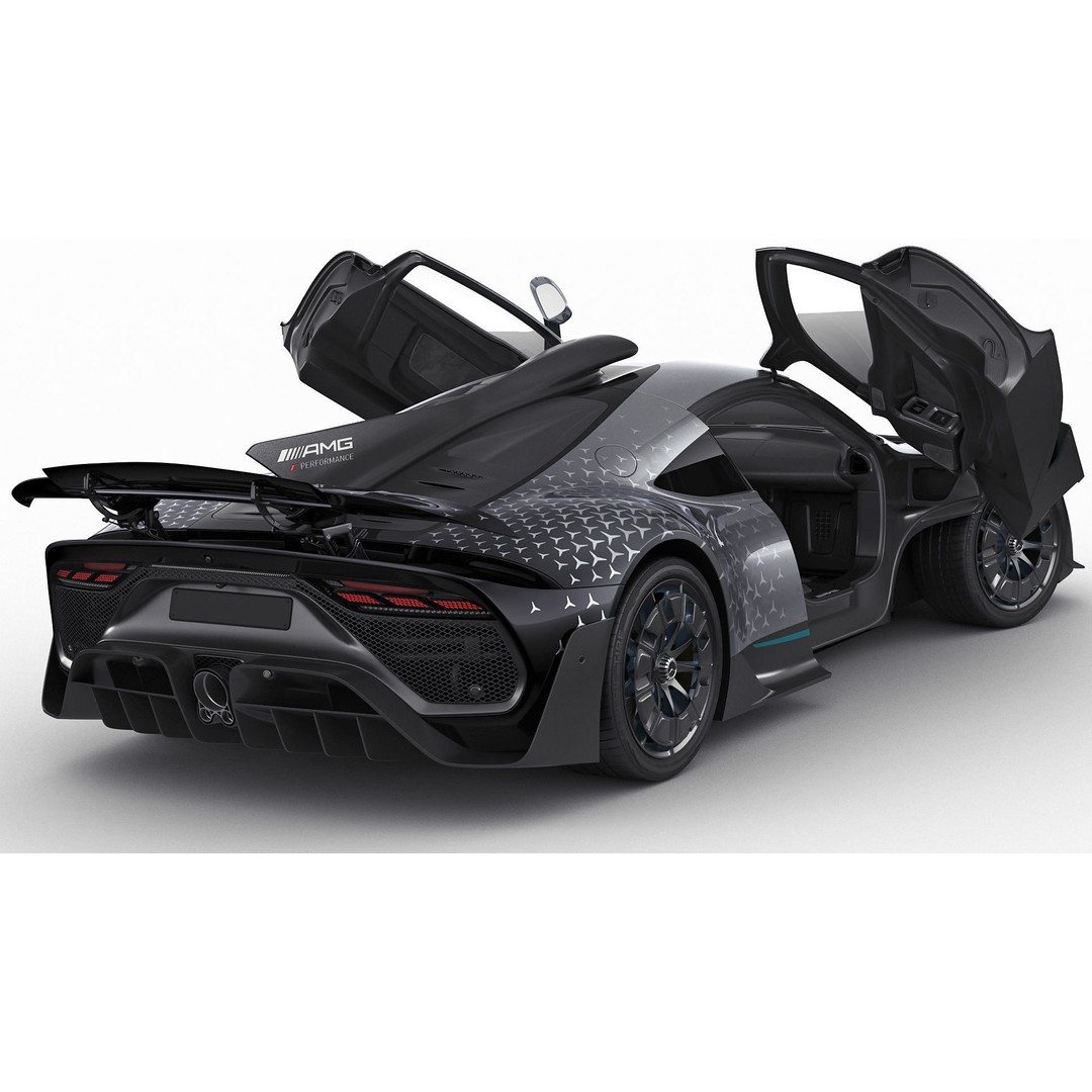 Mercedes-AMG One 3D Model – High Poly Sport Car with Multiple Formats - View 6