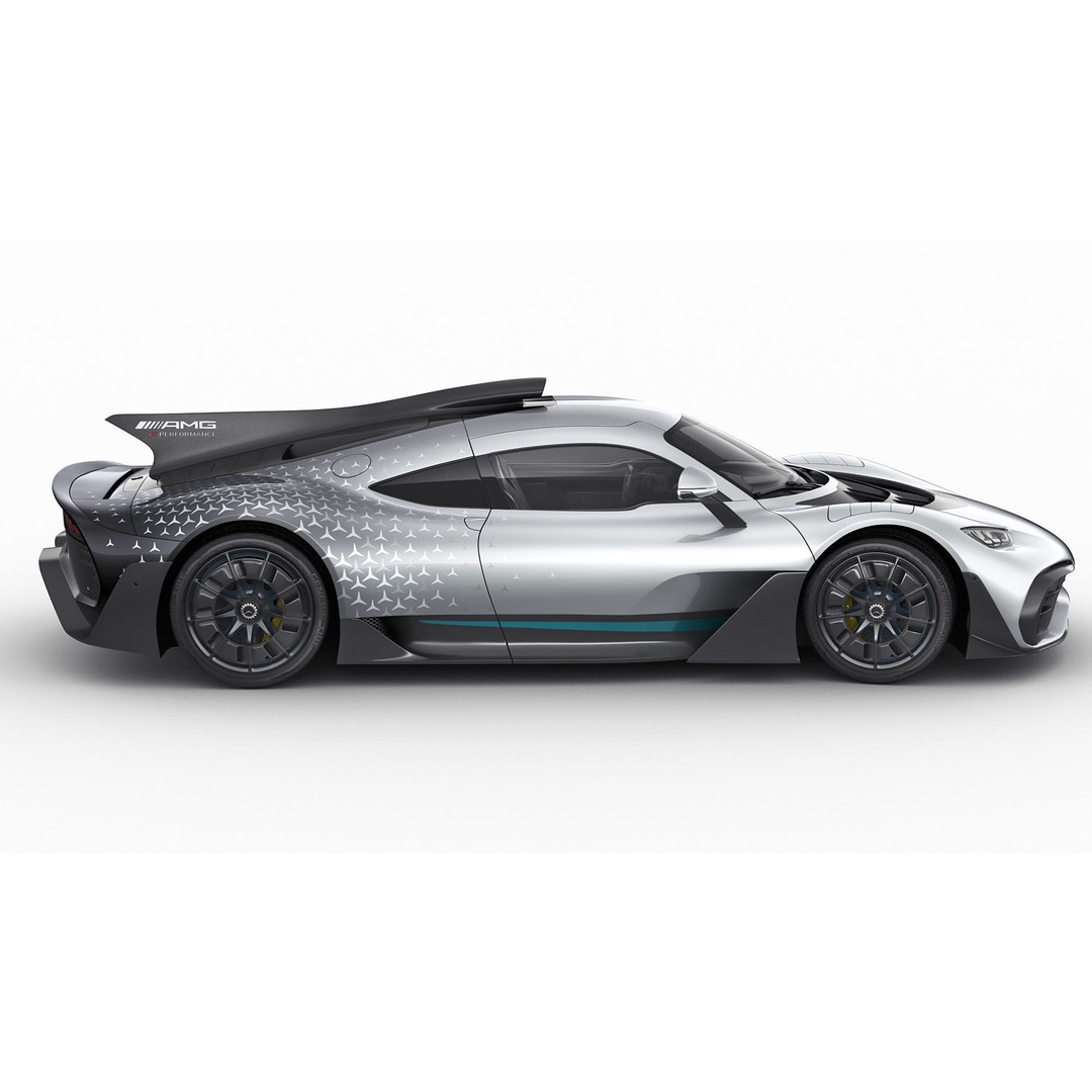 Mercedes-AMG One 3D Model – High Poly Sport Car with Multiple Formats - View 8