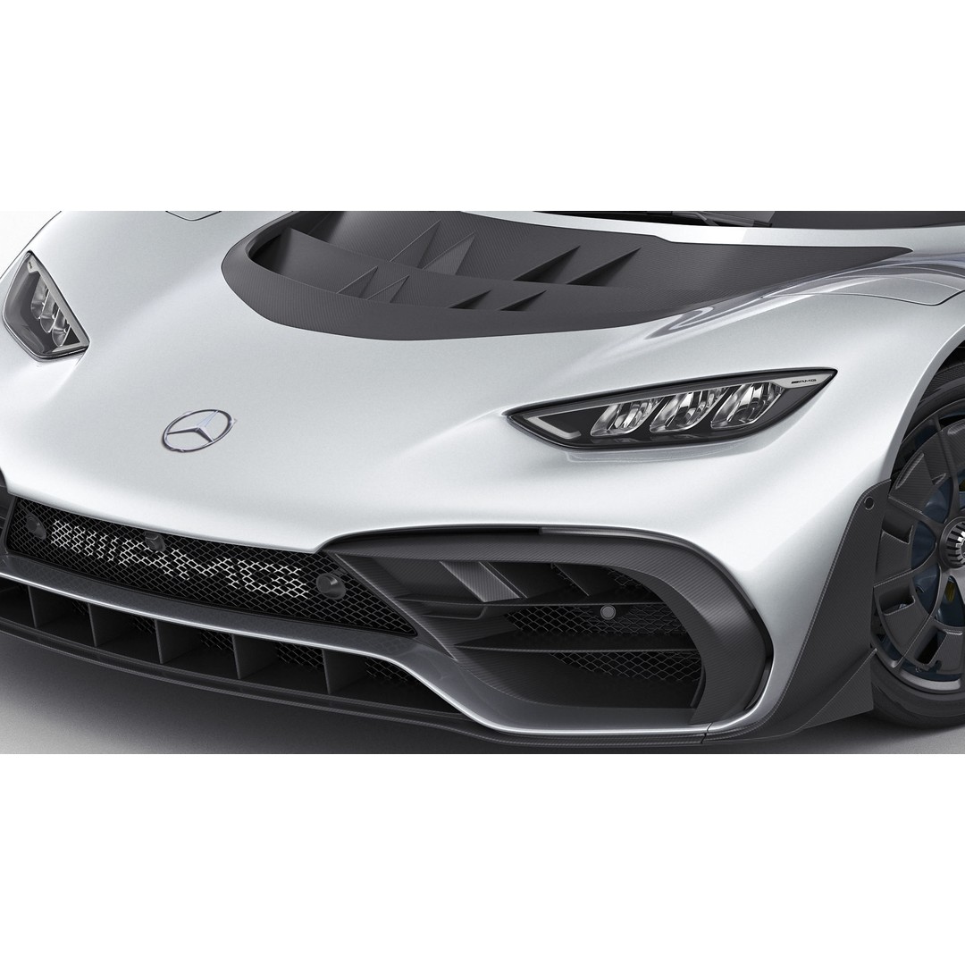 Mercedes-AMG One 3D Model – High Poly Sport Car with Multiple Formats - View 9