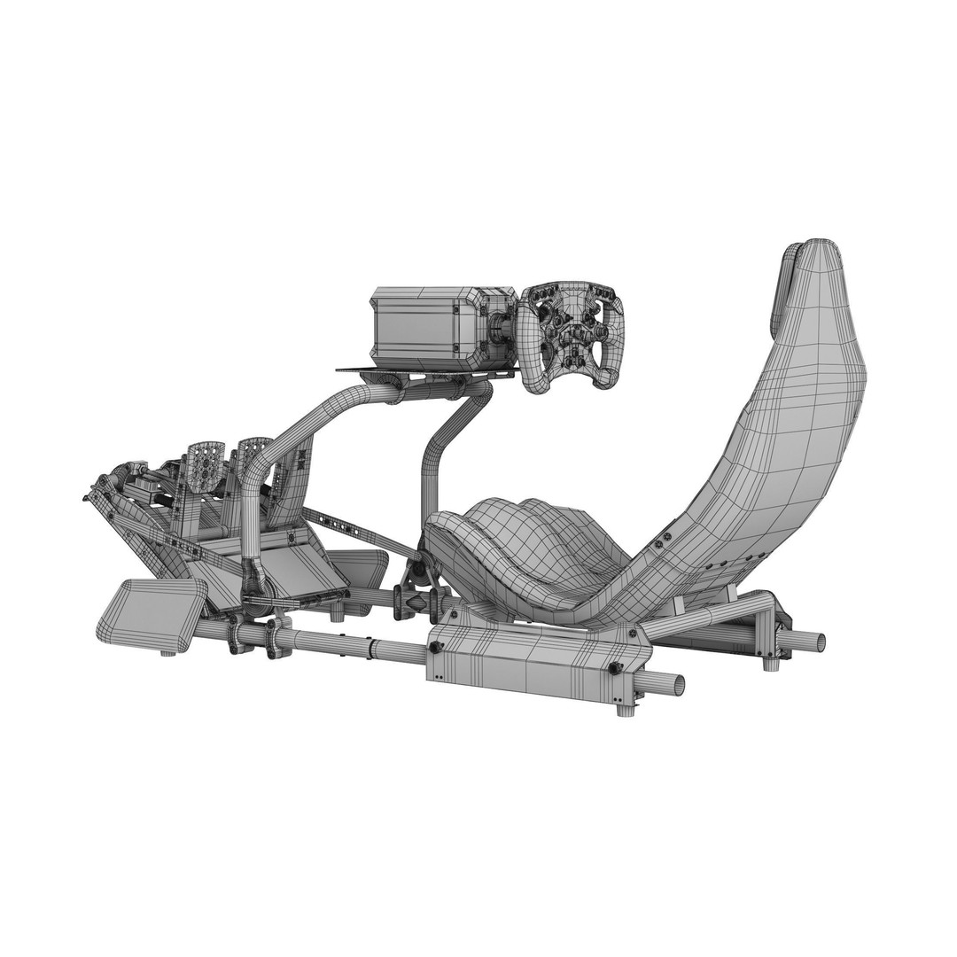 Playseat Formula Instinct F1 Edition Racing Chair 3D Model – High Poly Game Asset - View 33