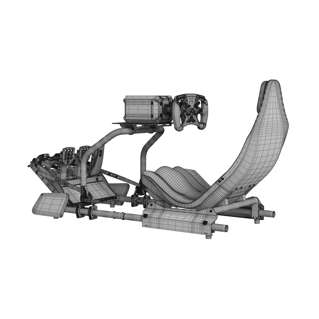 Playseat Formula Instinct F1 Edition Racing Chair 3D Model – High Poly Game Asset - View 35
