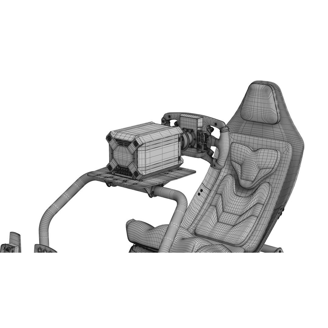 Playseat Formula Instinct F1 Edition Racing Chair 3D Model – High Poly Game Asset - View 36