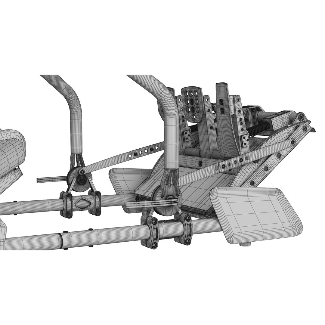 Playseat Formula Instinct F1 Edition Racing Chair 3D Model – High Poly Game Asset - View 43