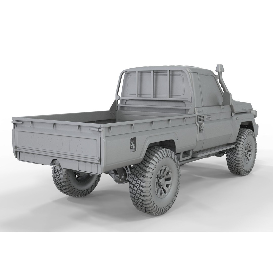 Toyota Land Cruiser S79 2024 3D Model – High Poly PBR Asset, FBX, OBJ