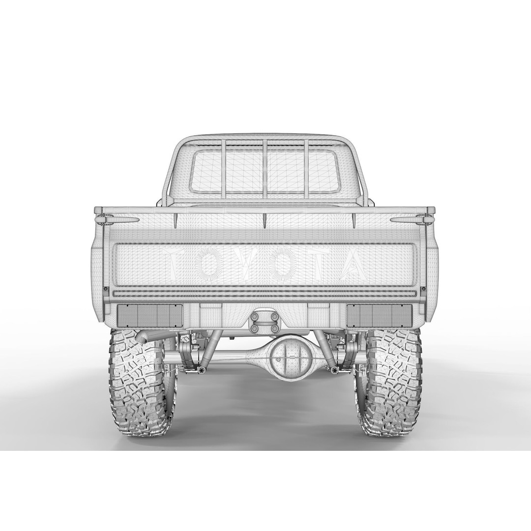 Toyota Land Cruiser S79 2024 3D Model – High Poly PBR Asset, FBX, OBJ - View 13
