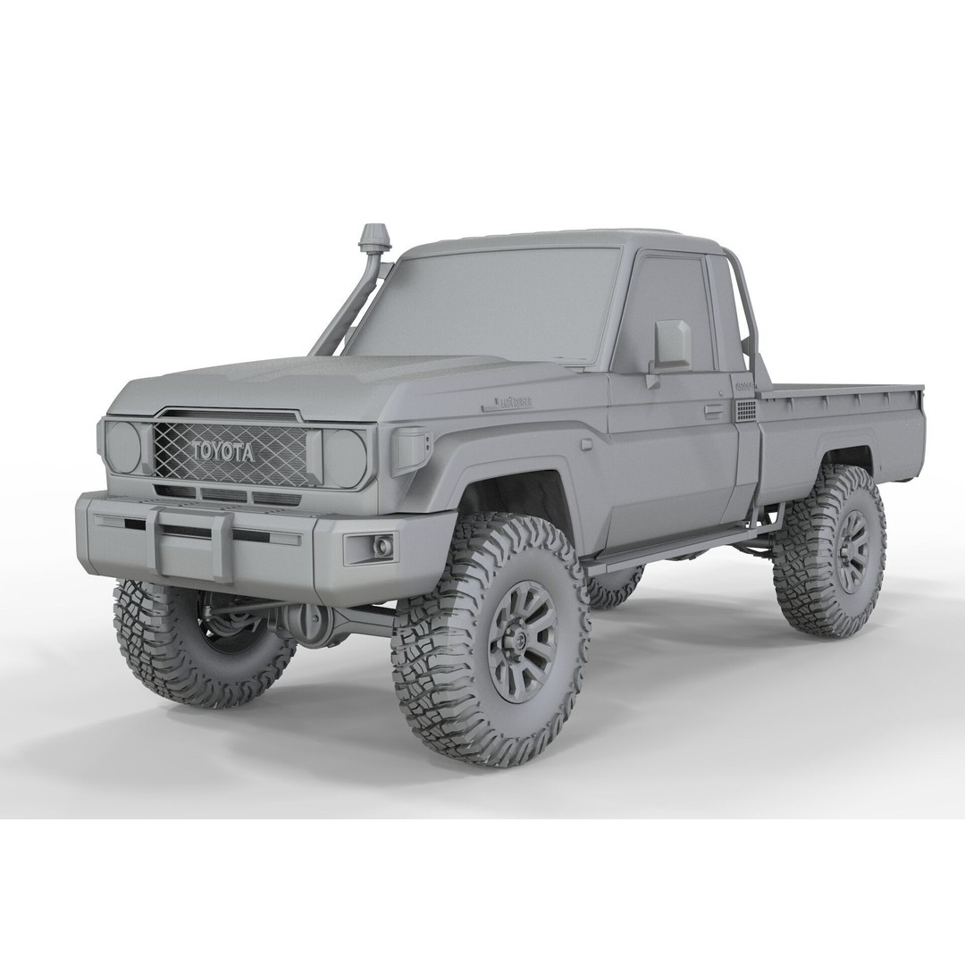 Toyota Land Cruiser S79 2024 3D Model – High Poly PBR Asset, FBX, OBJ - View 18