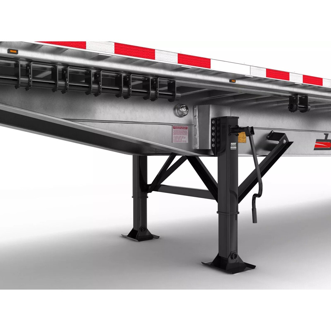 Kenworth W900 3D Model – Realistic Truck with Flatbed Trailer, FBX - View 18