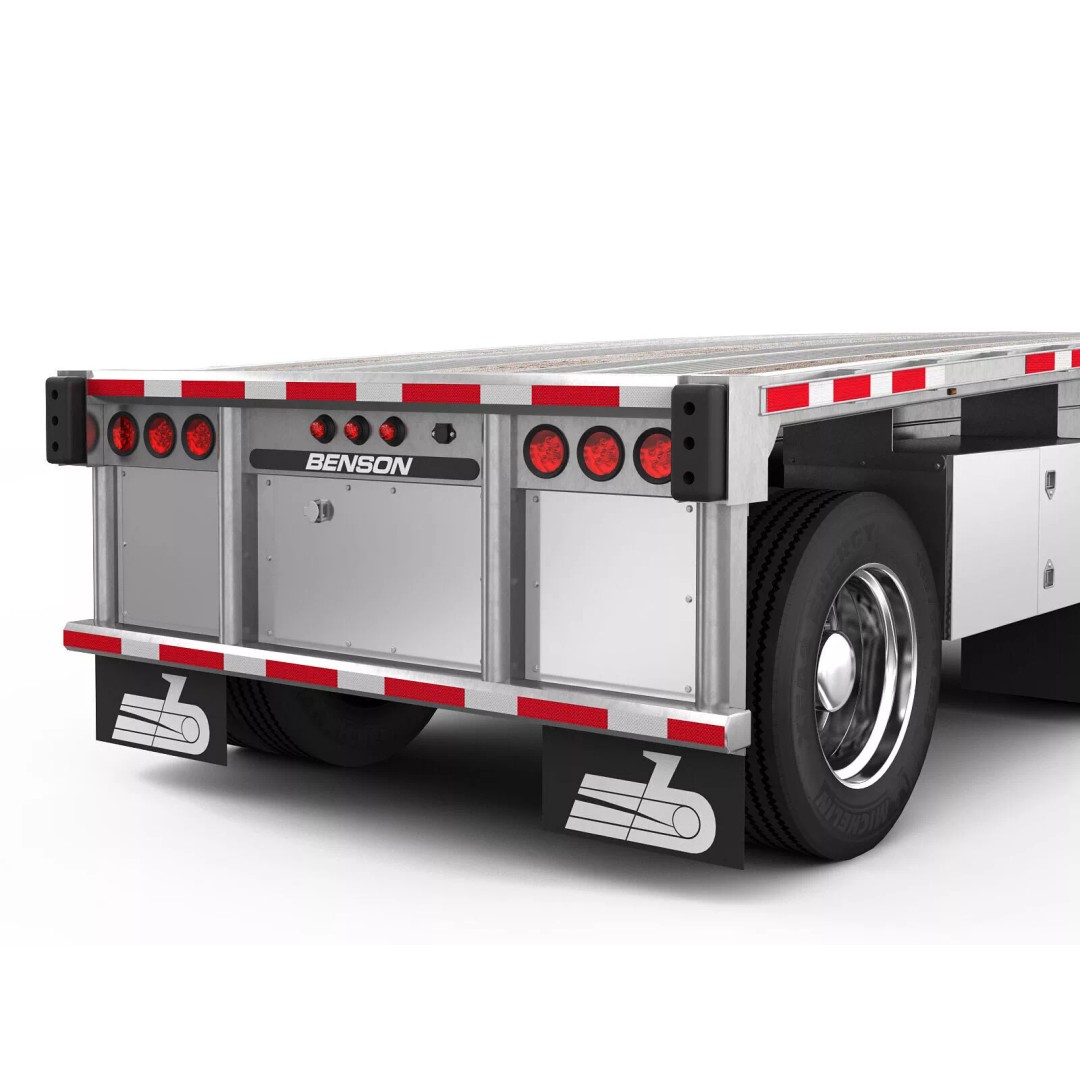 Kenworth W900 3D Model – Realistic Truck with Flatbed Trailer, FBX - View 21