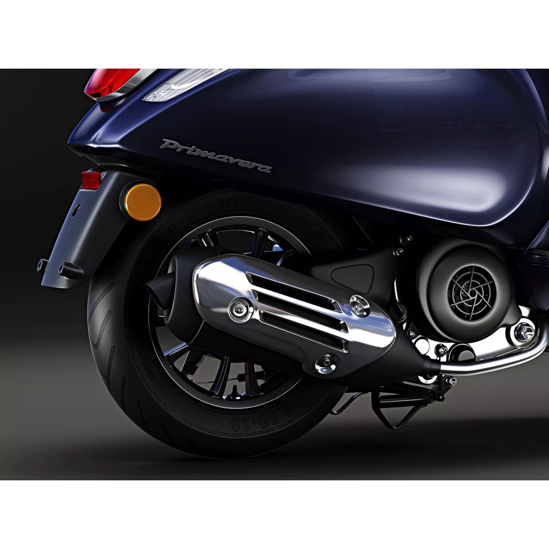 2020 Vespa Primavera 125 3D Model – High Poly Game Asset, FBX, OBJ - View 13