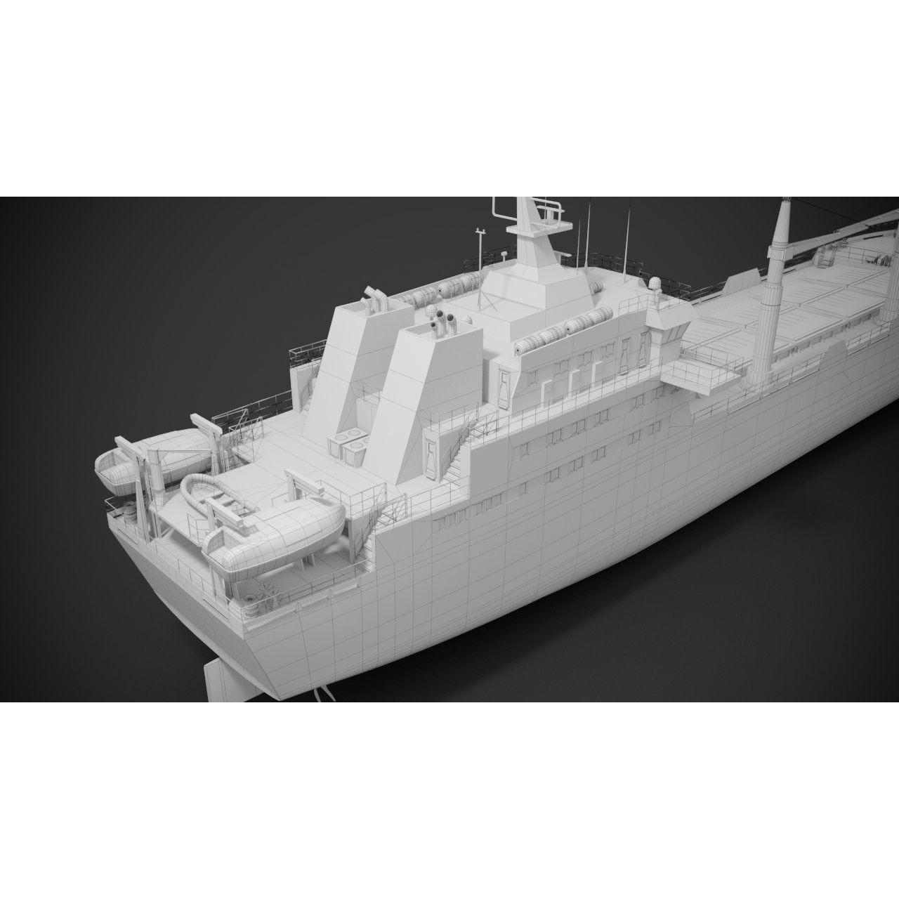 Bulk Carrier - PBR Textured 3D Model