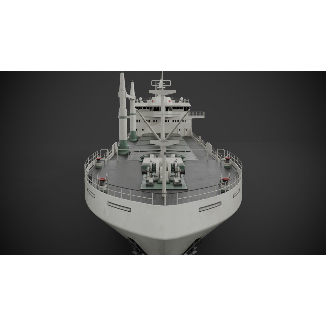 Bulk Carrier - PBR Textured 3D Model - View 7