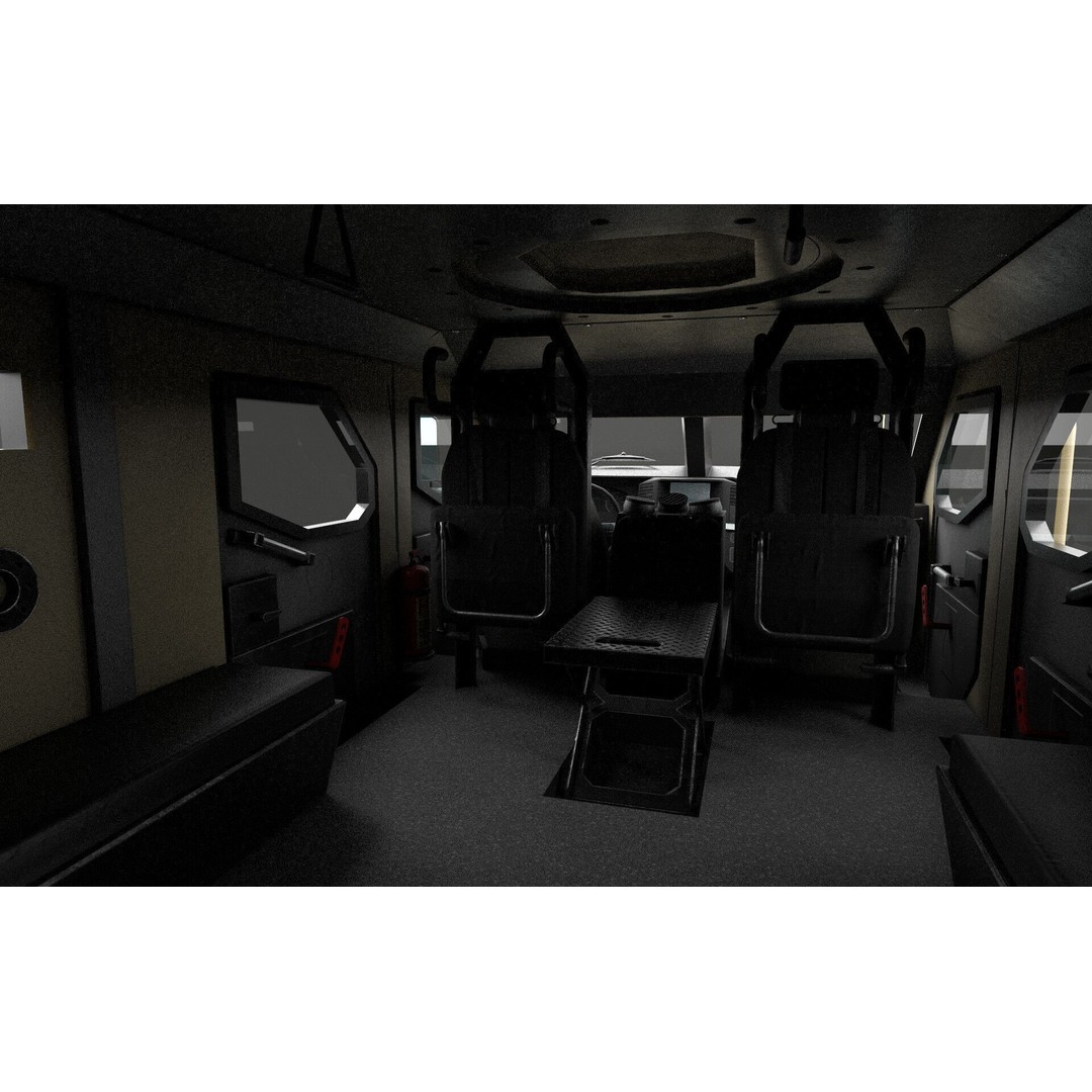 Senator EOD 3D Model – Low Poly Military Vehicle, FBX, OBJ - View 18