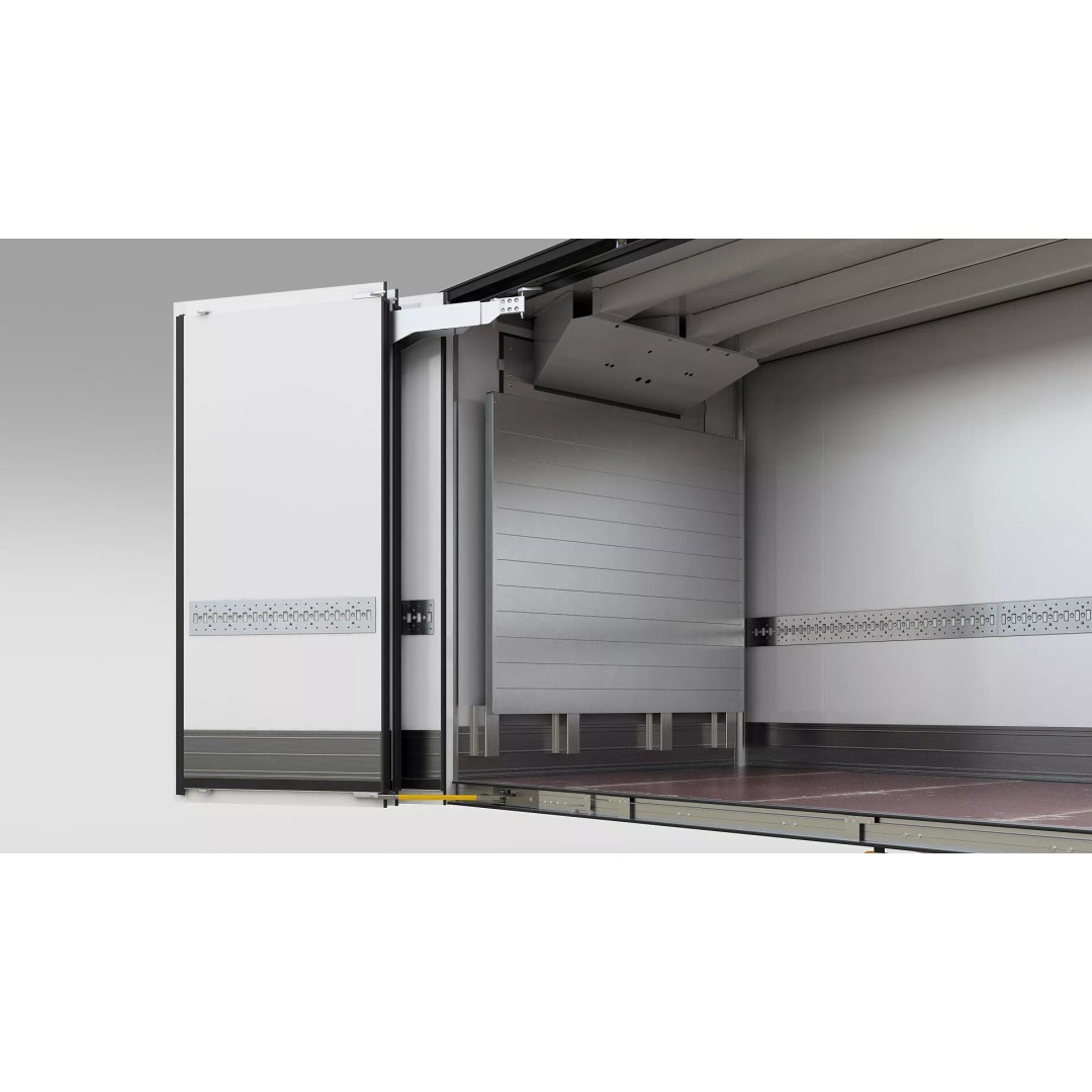 Semi-Trailer 3D Model – Realistic Vehicle with Folding Doors, FBX - View 24