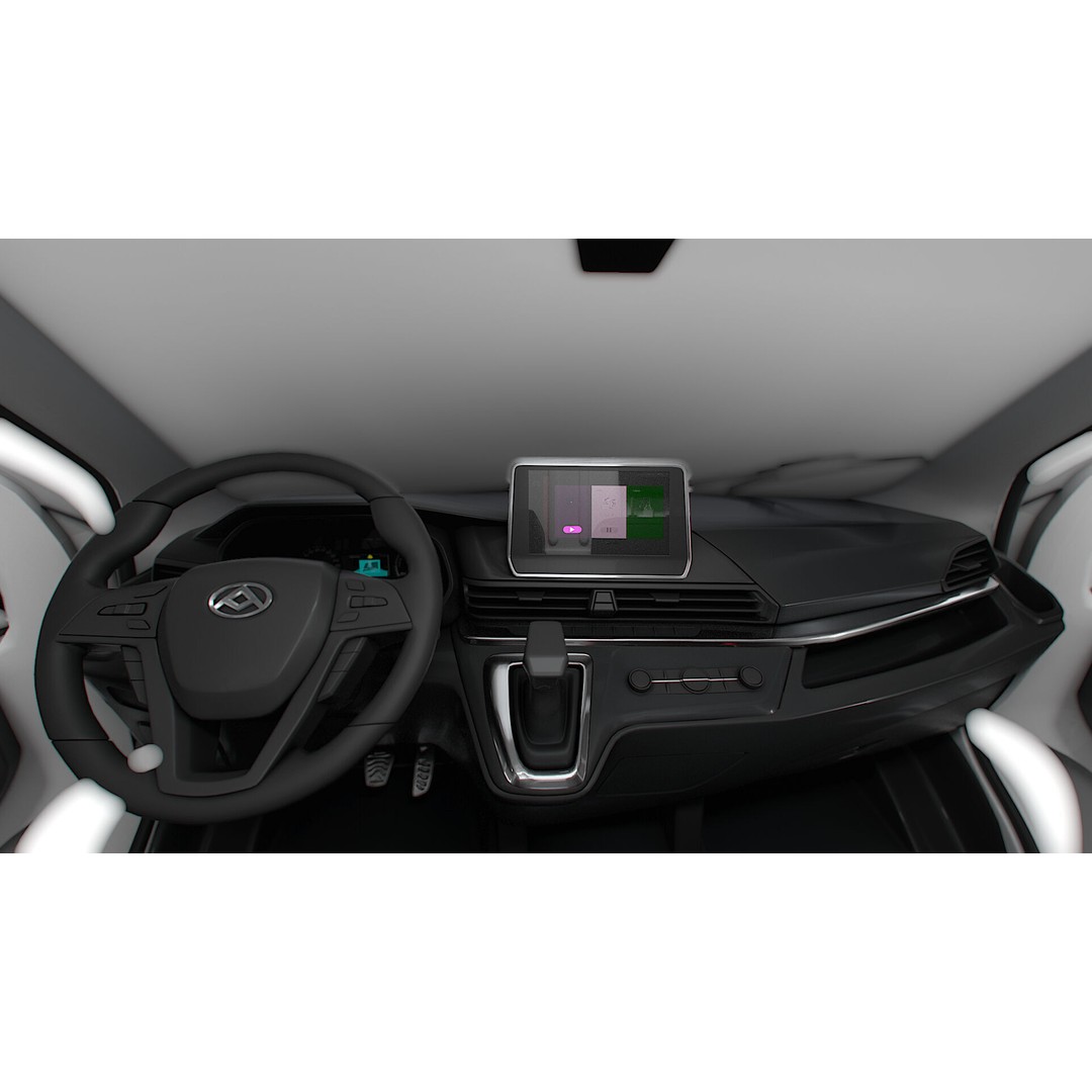 Maxus Deliver 9 Van 3D Model – HQ Interior, Real World Scale, FBX - View 16