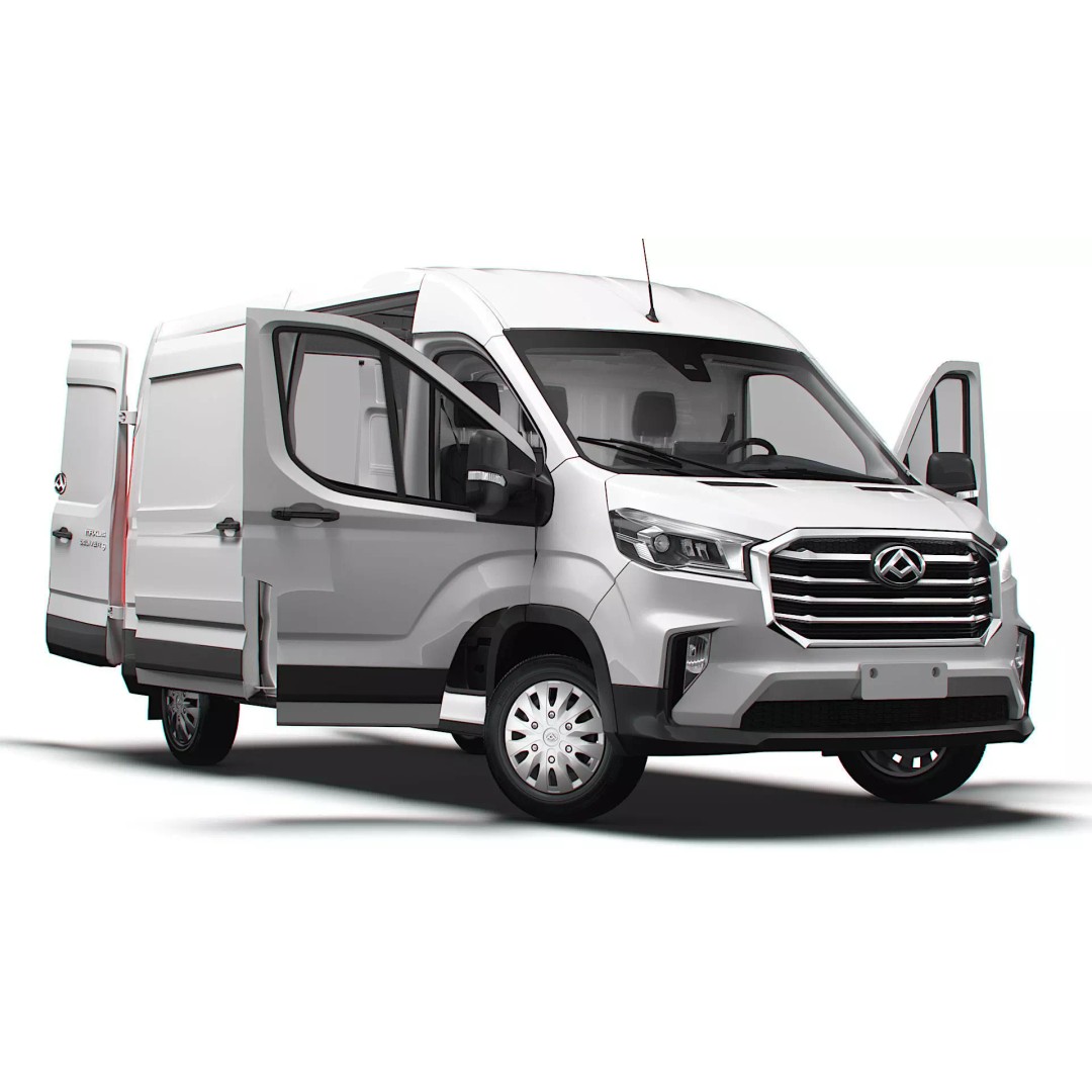 Maxus Deliver 9 Van 3D Model – HQ Interior, Real World Scale, FBX - View 2