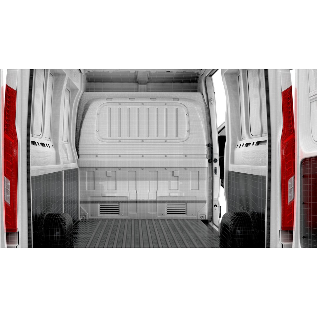Maxus Deliver 9 Van 3D Model – HQ Interior, Real World Scale, FBX - View 30